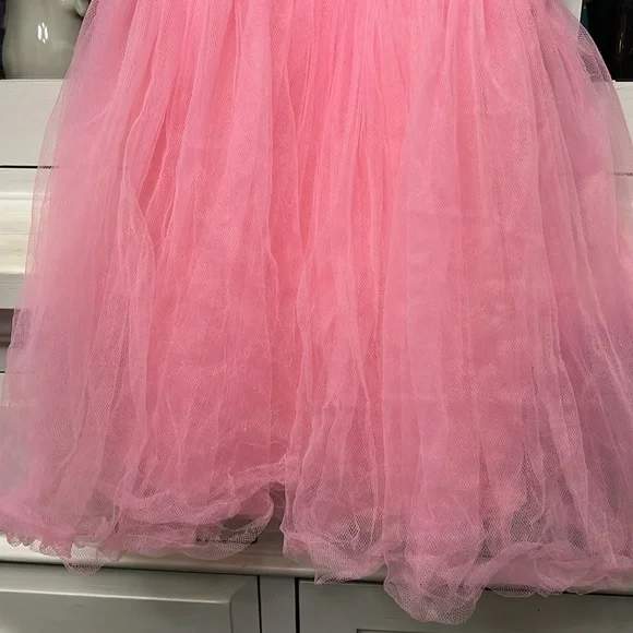 Kickee Pants Kids pink dress with tulle skirt and cupcake embroidery size 3T - Picture 8 of 8